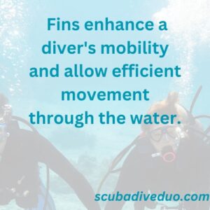 Fins in Scuba Diving