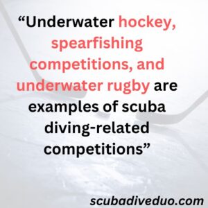 Describing Scuba diving a sport